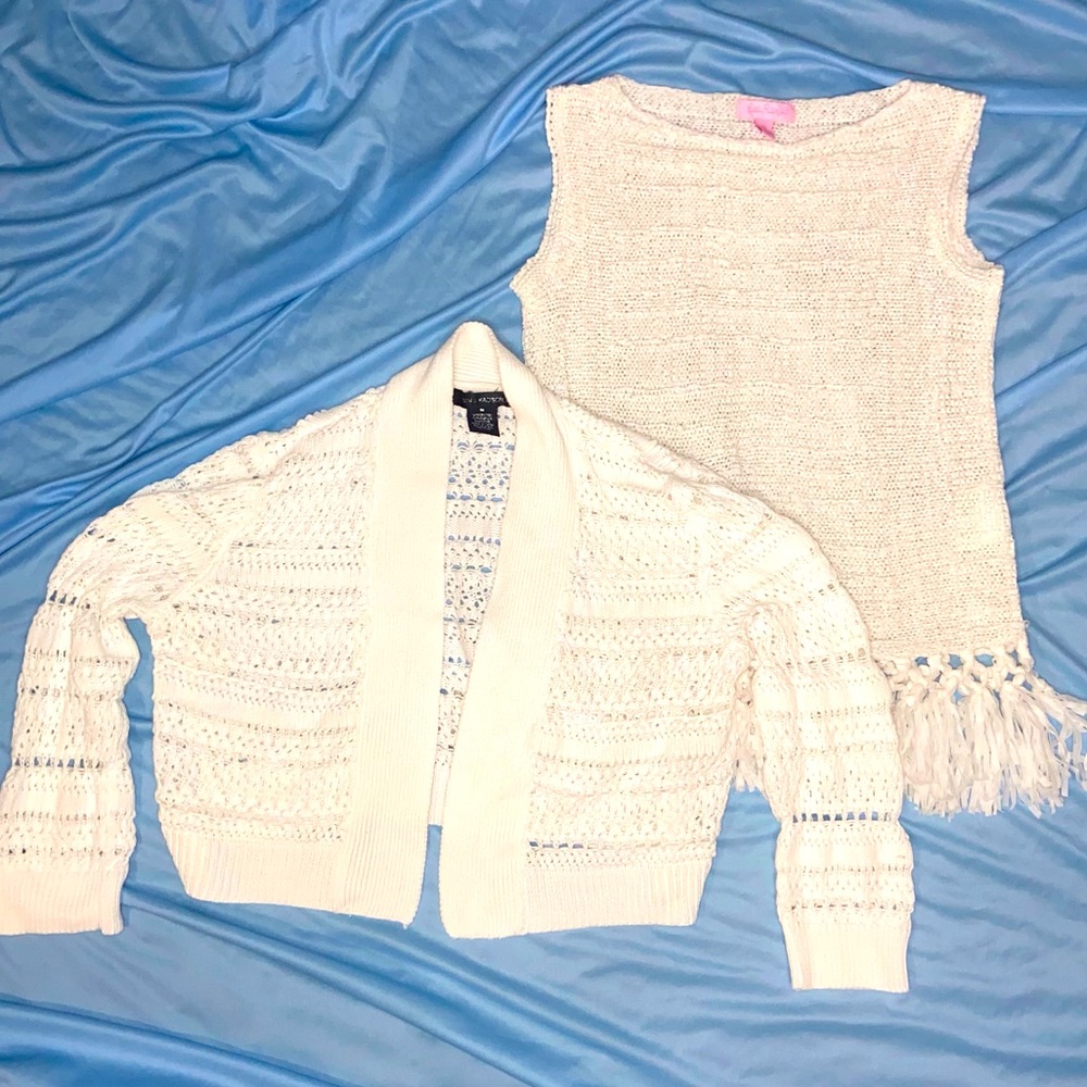 CHIC VEST & CARDIGAN SET!!!!!